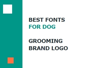 Best Fonts for Dog Grooming Brand Logo